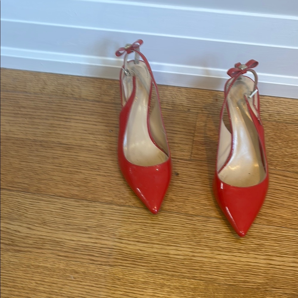 Kate Spade Red Pointed Toe Heels